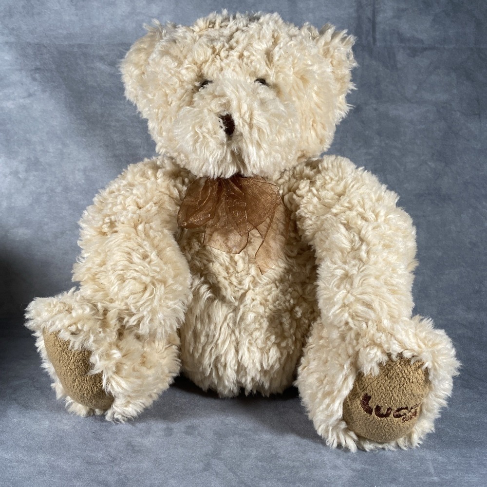 Luca 2003 Shaggy‎ Teddy Bear Vintage Stuffed Animal Collectable Plush Lovey